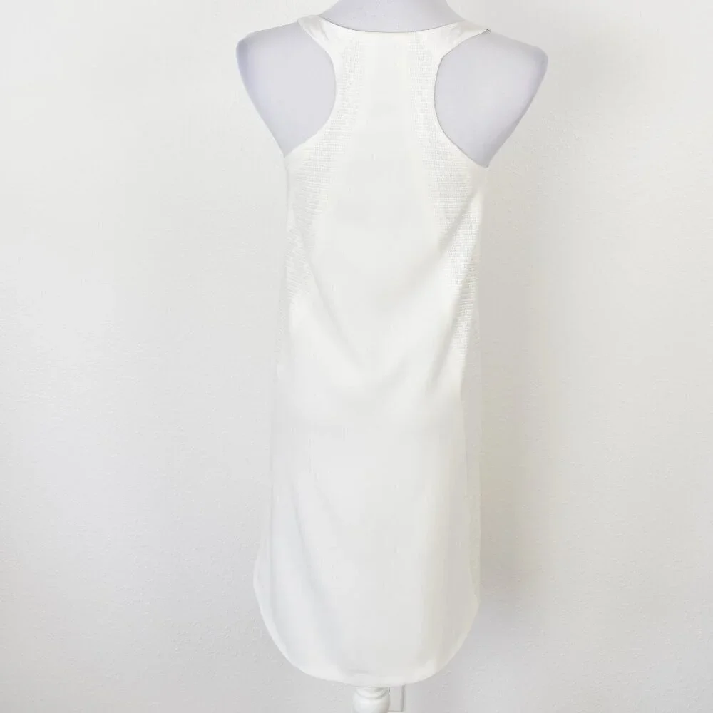 Rag & Bone Chieftain Textured Panel Racerback Tank Shift Mini Dress - 0 - Picture 8 of 9